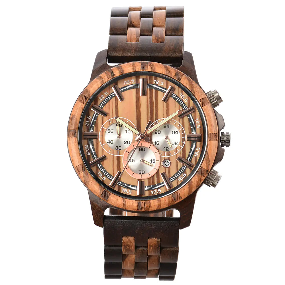 Men's Luminous Multi-Function Quartz Business Watch