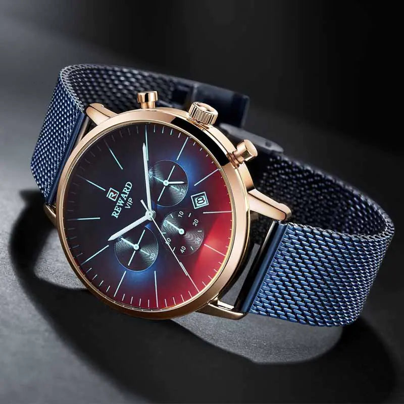 Men's Multifunctional Waterproof Quartz Sports Watch