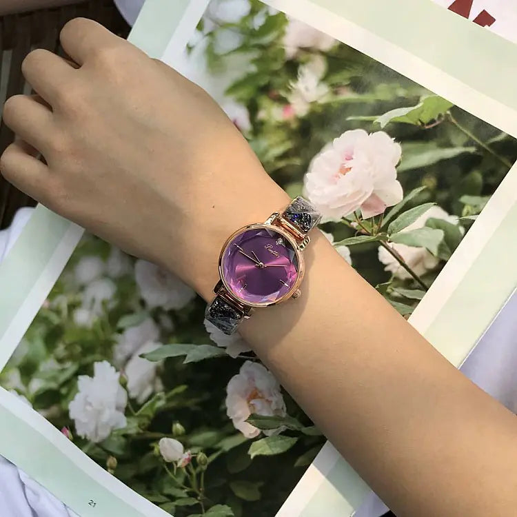 Stylish Women's Crystal Bracelet Quartz Watch