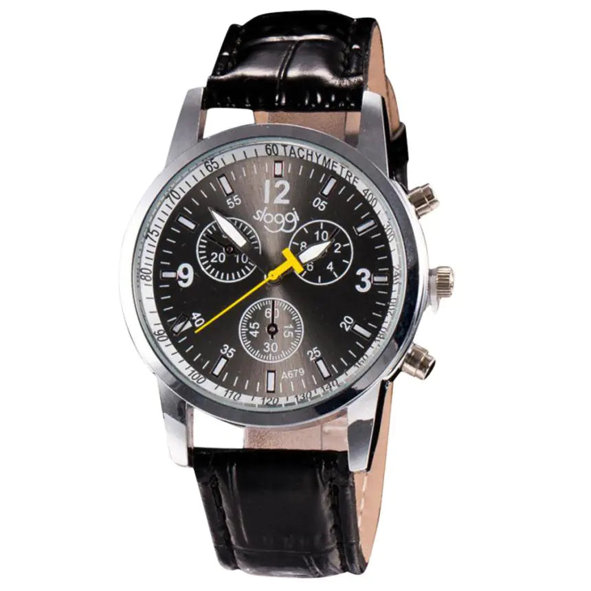 Fashion Leather Quartz Watch