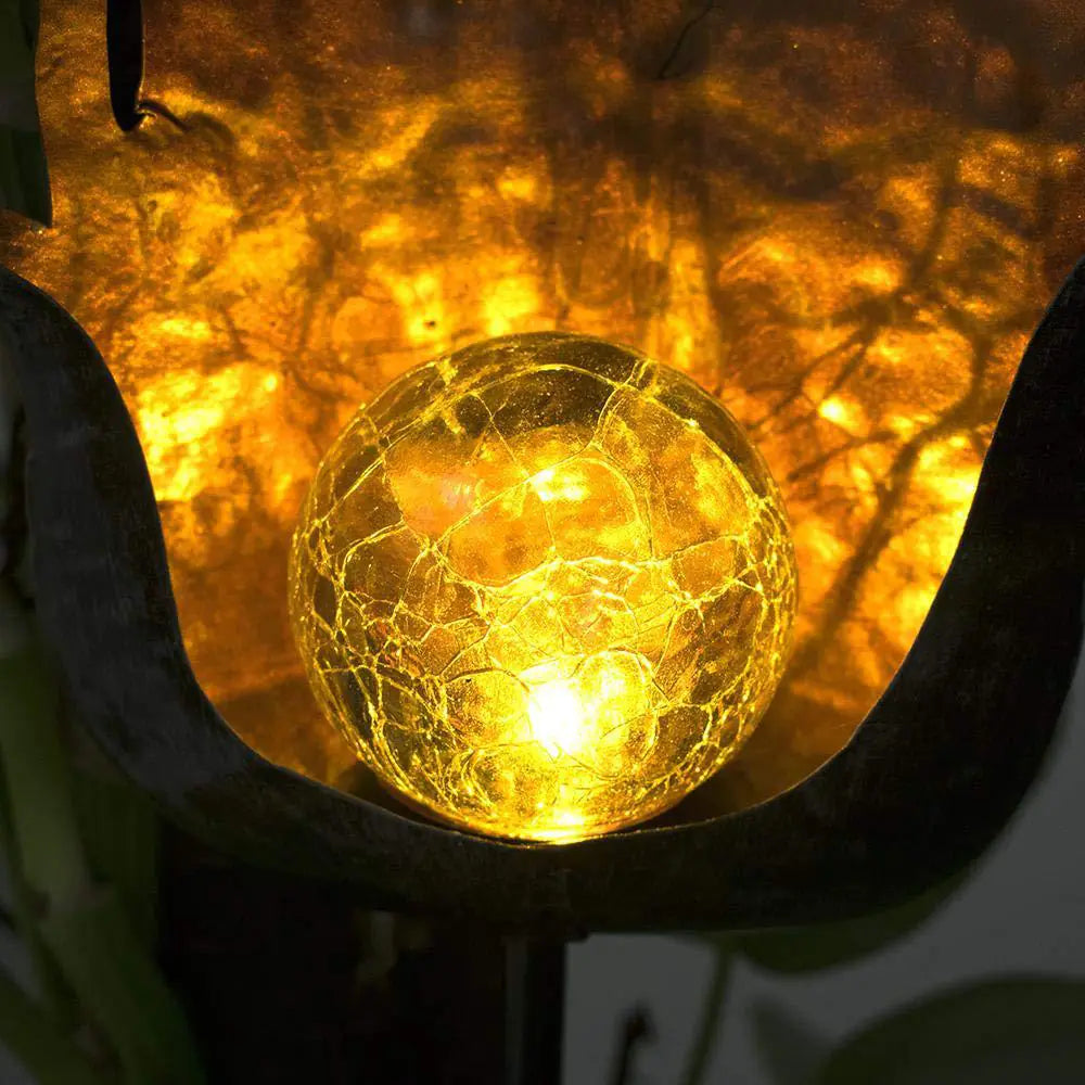 Waterproof Solar Flame Light for Outdoor Garden Use