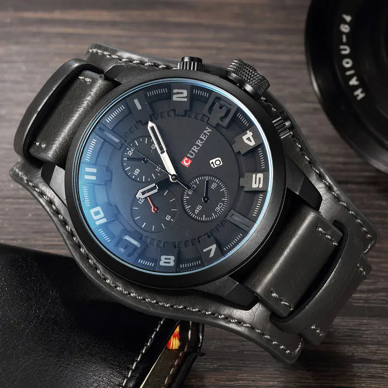 CURREN Men's Luxury Quartz Military Sports Watch 8225