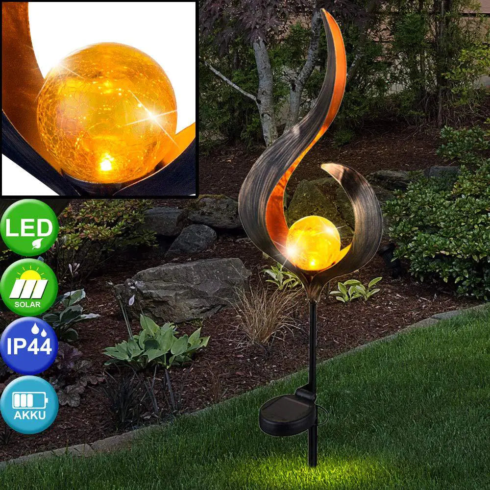 Waterproof Solar Flame Light for Outdoor Garden Use