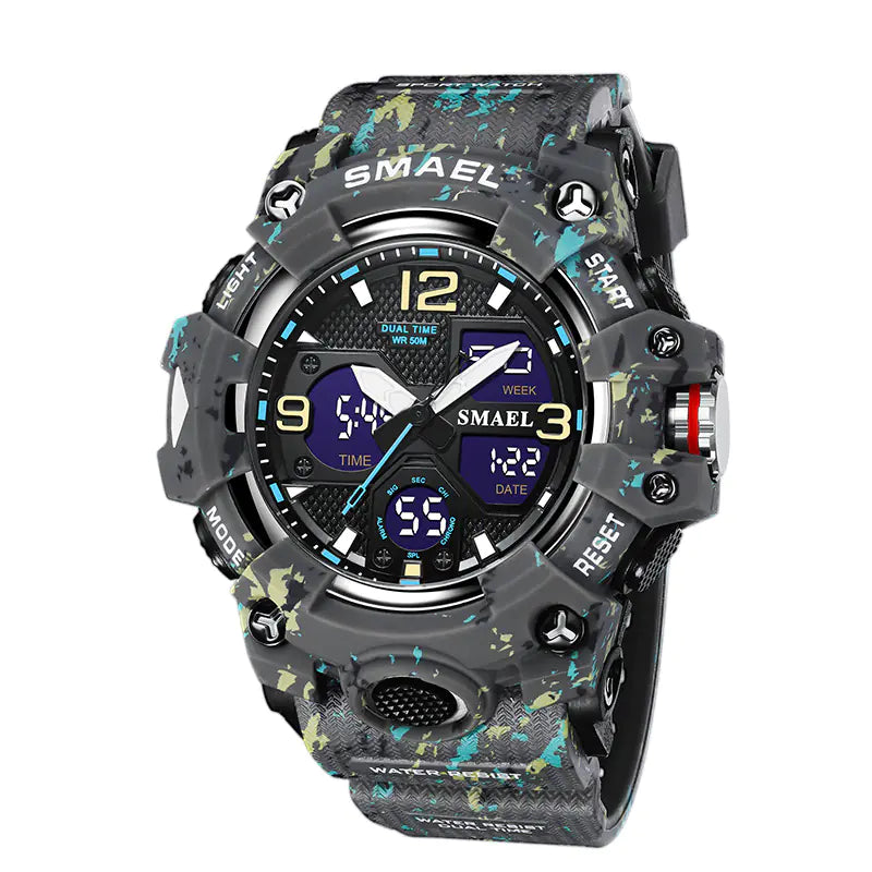 Men's Trendy Multi-Function Waterproof Watch