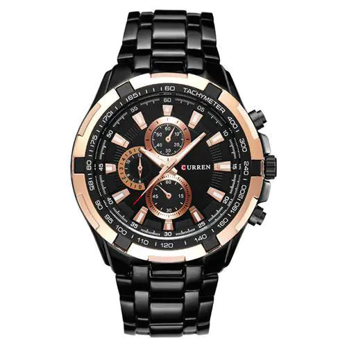 CURREN 8023 Fashion Men's Quartz Watch with Large Dial
