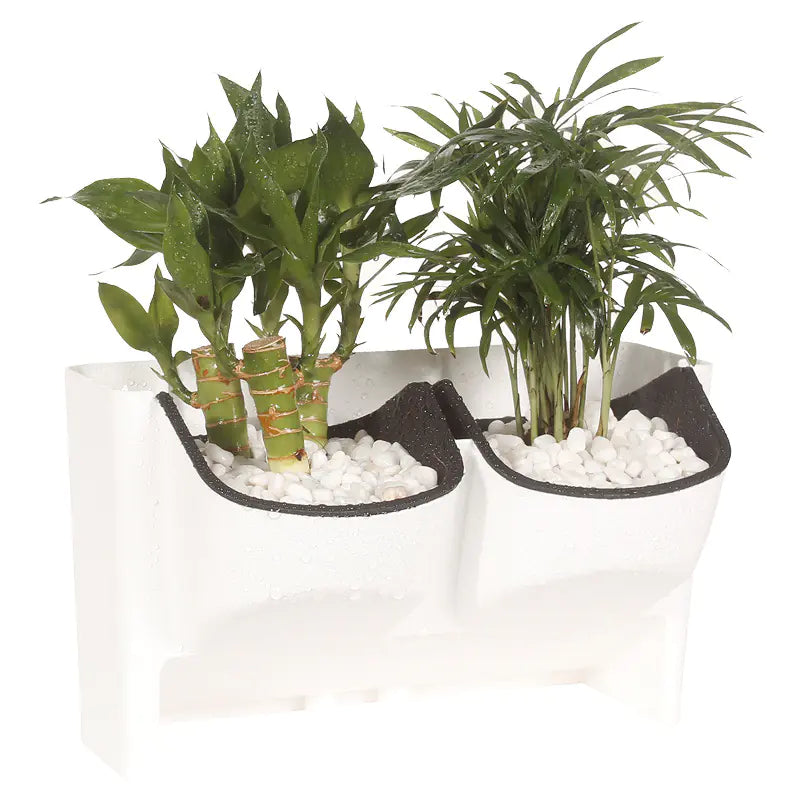 Vertical Garden Wall Planter Set with Self-Watering Pots