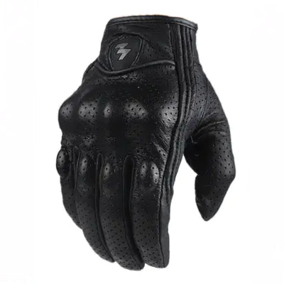 Touchscreen Leather Motorcycle Gloves