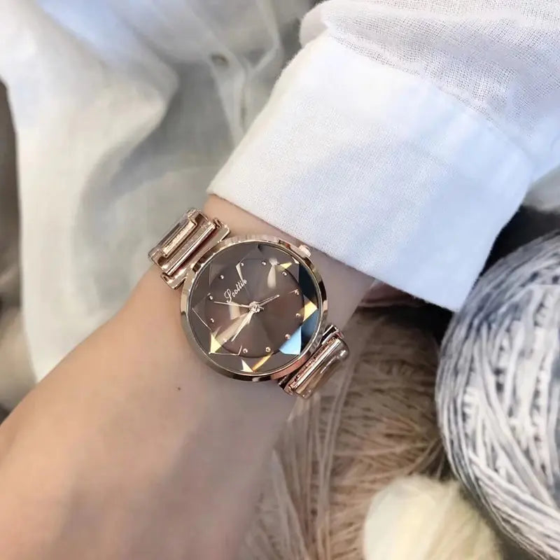 Stylish Women's Crystal Bracelet Quartz Watch