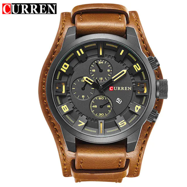 CURREN Men's Luxury Quartz Military Sports Watch 8225