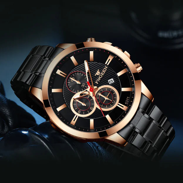 Fngeen Waterproof Multi-function Quartz Sports Watch