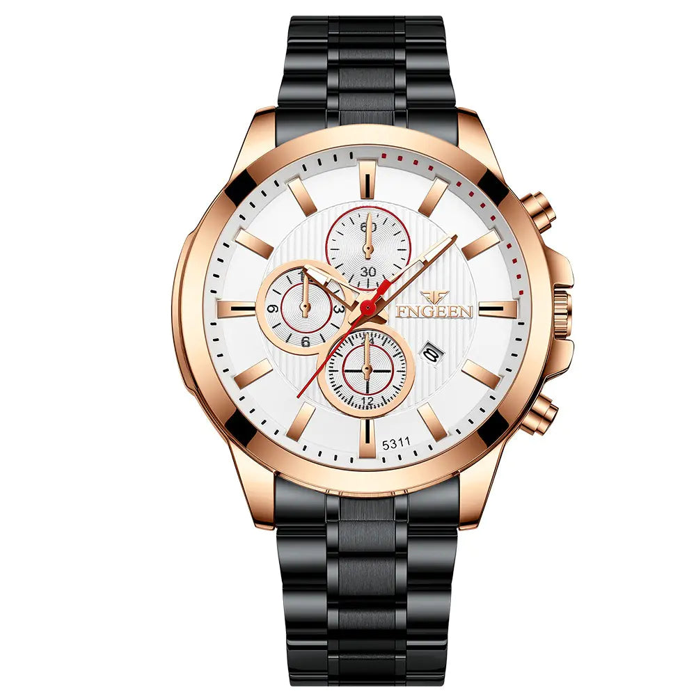 Fngeen Waterproof Multi-function Quartz Sports Watch