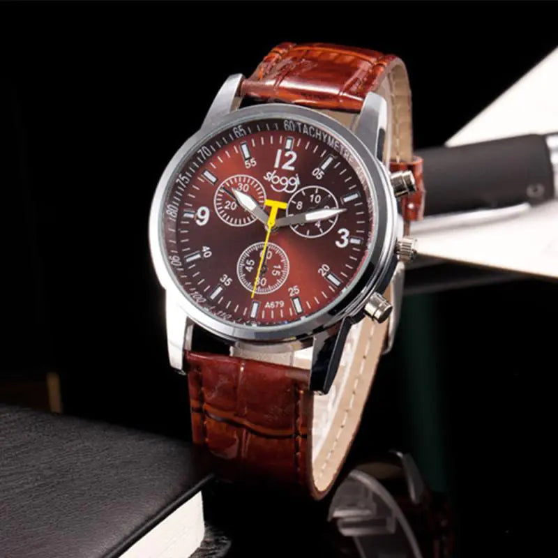 Fashion Leather Quartz Watch
