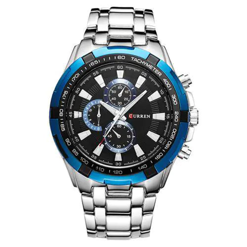 CURREN 8023 Fashion Men's Quartz Watch with Large Dial