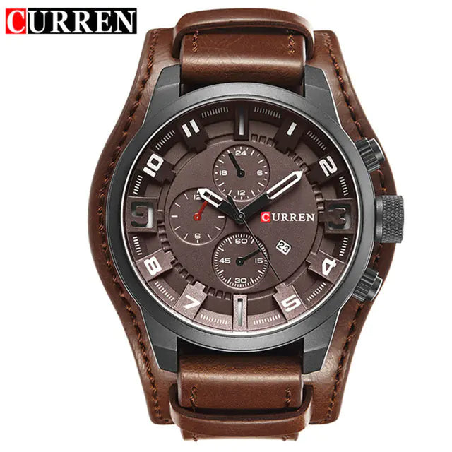 CURREN Men's Luxury Quartz Military Sports Watch 8225