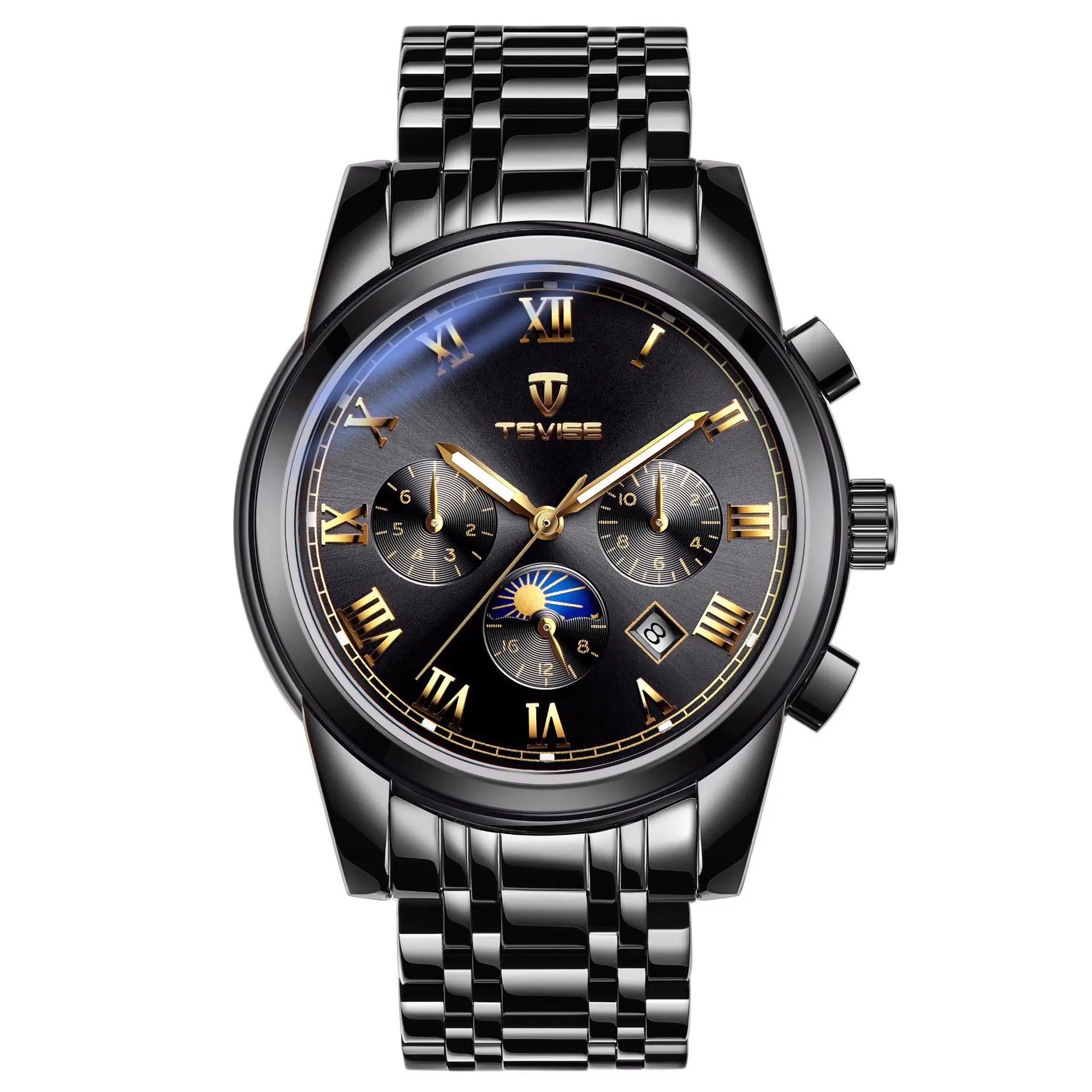 Men's Waterproof Multi-Function Automatic Watch