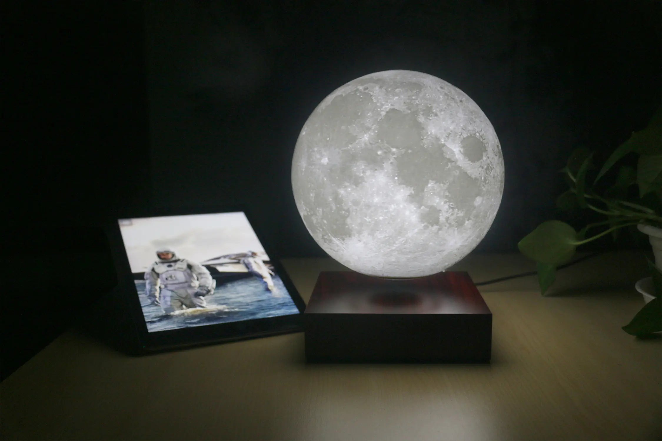 Magnetic Levitation LED Moon Lamp Night Light