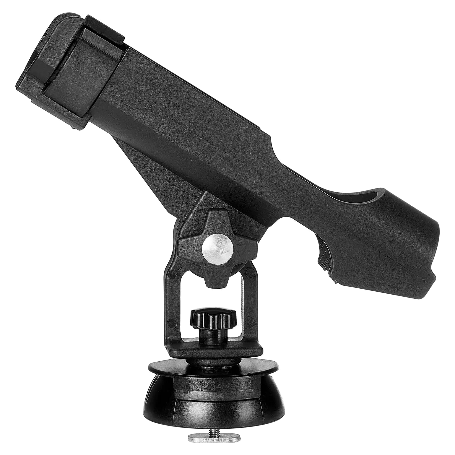 kemimoto Kayak Fishing Rod Holder Fishing Boat Rods Holder with T-Shaped Screw Mounted on The Rail or Kayak Canoe Fishing Boat 360° Adjustable Kayak Fishing Pole Holder Kayak Fishing Accessories