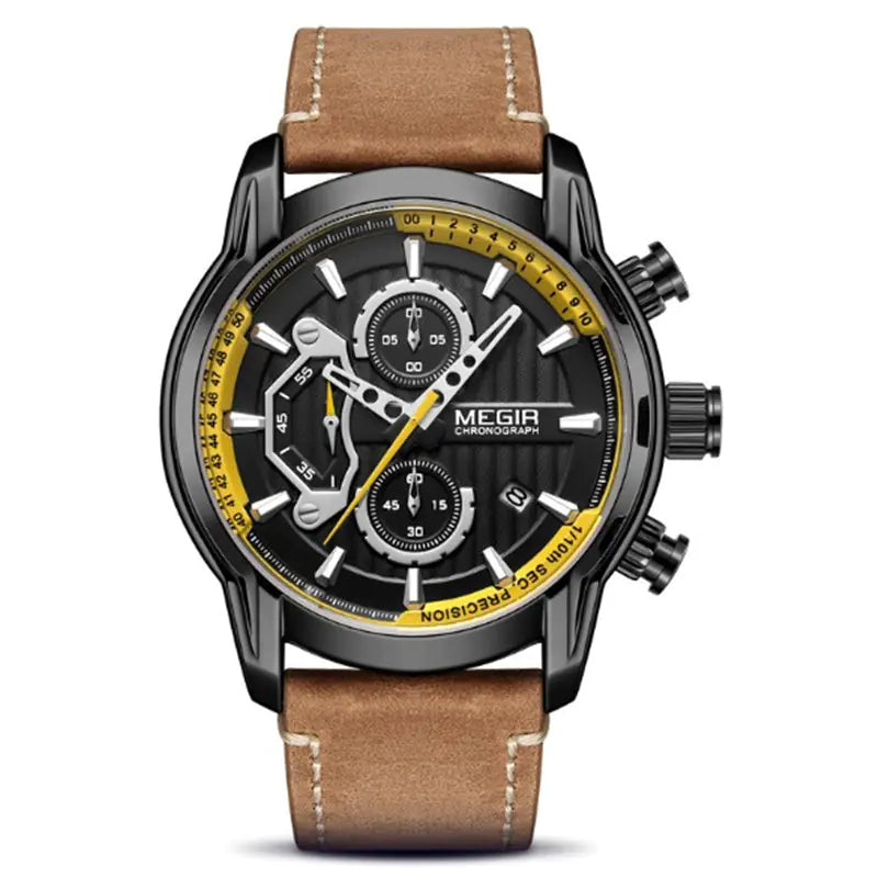 Multi-function Chronograph Quartz Men's Sports Watch