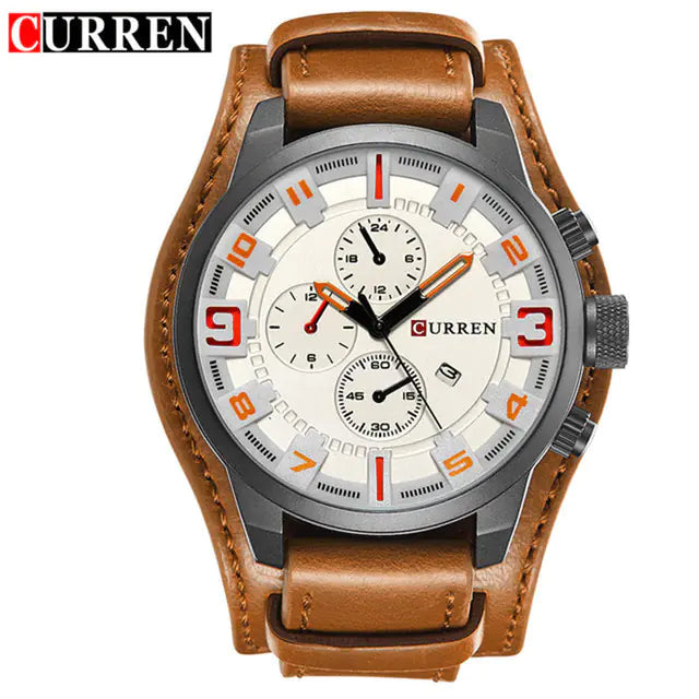 CURREN Men's Luxury Quartz Military Sports Watch 8225