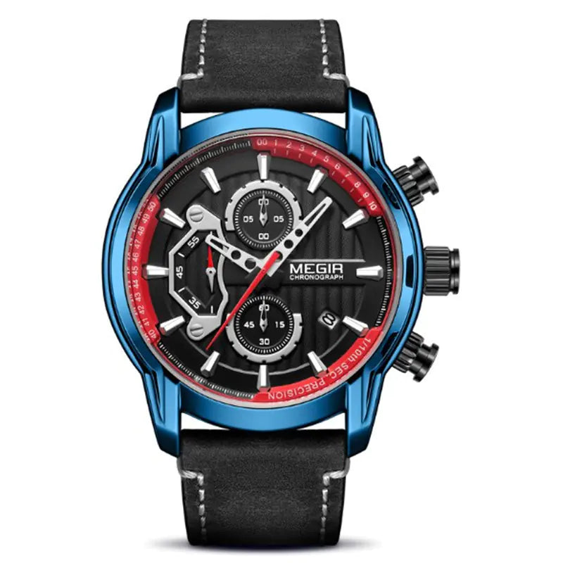 Multi-function Chronograph Quartz Men's Sports Watch