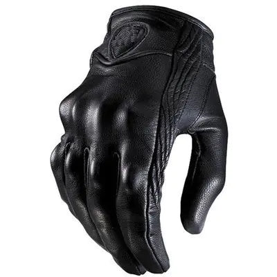 Touchscreen Leather Motorcycle Gloves