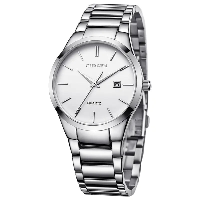 Curren 8106 Men's Fashion Quartz Watch with Steel Band
