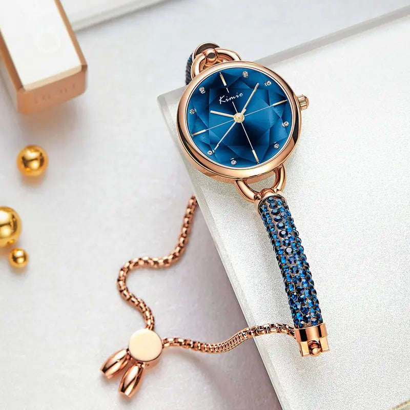 2019 Fashionable Korean Gold Quartz Bracelet Watch