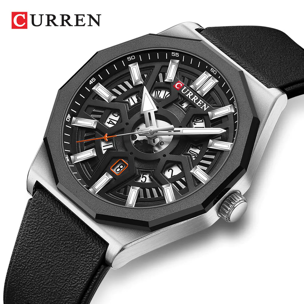 CURREN 8437 Men's Quartz Watch with Calendar