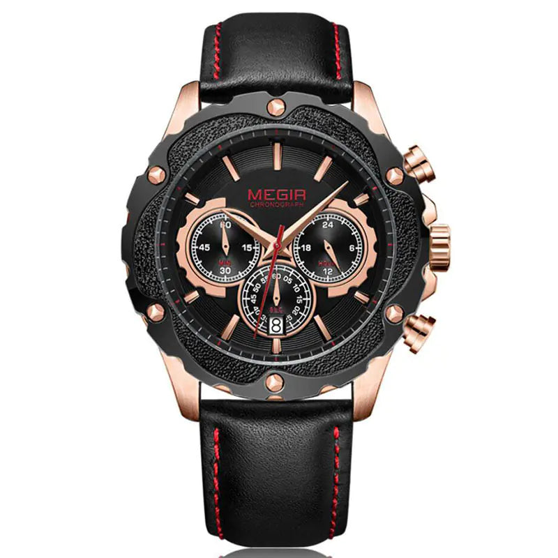 Men's Quartz Multifunctional Sports Chronograph Watch