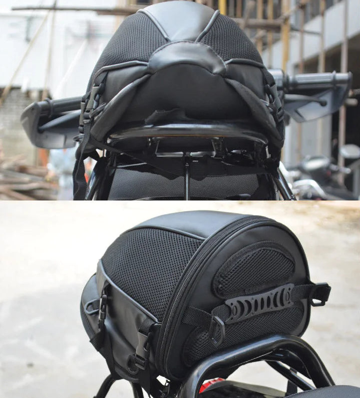 Motorcycle Tail Bag for Riders and Gear Storage