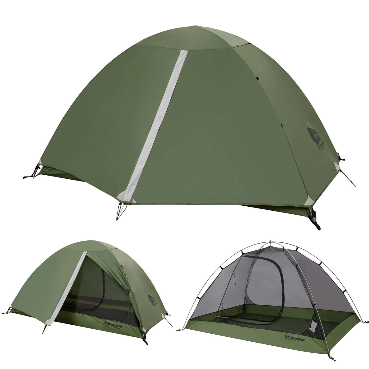 2-Person Backpacking Tent for Camping - Ultralight & Waterproof Outdoor Camping Tent 2 Person Easy Set Up Compact Two Person Tent Lightweight Two Man Tents for Hiking by Underwood Aggregator