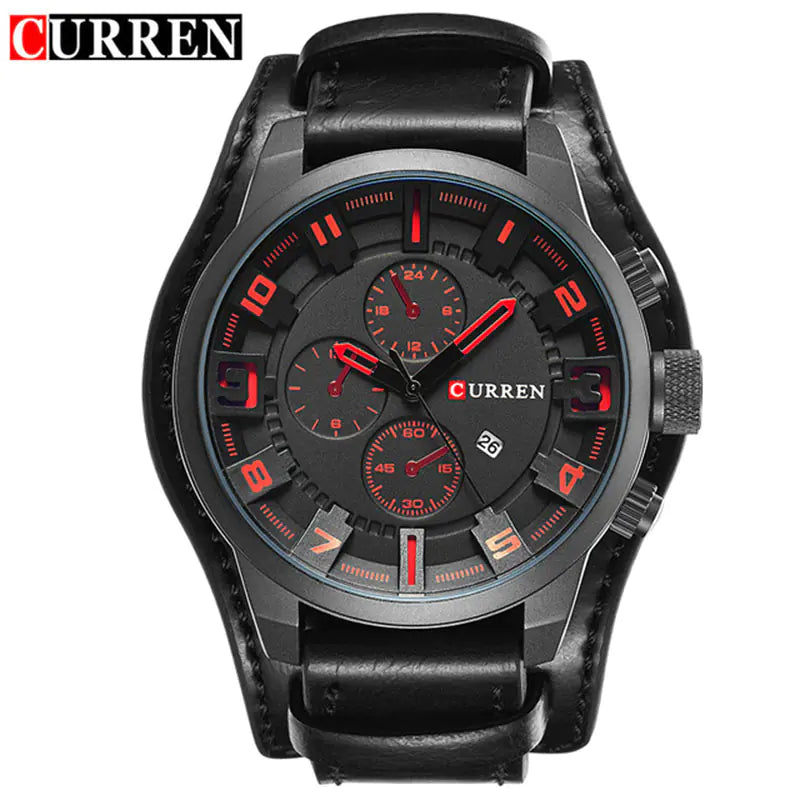 CURREN Men's Luxury Quartz Military Sports Watch 8225