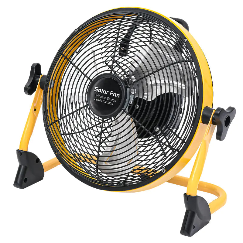 Outdoor Camping Rechargeable Heavy Duty Solar Fan for Camping and Outdoor use