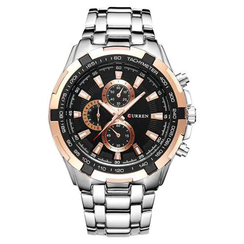 CURREN 8023 Fashion Men's Quartz Watch with Large Dial