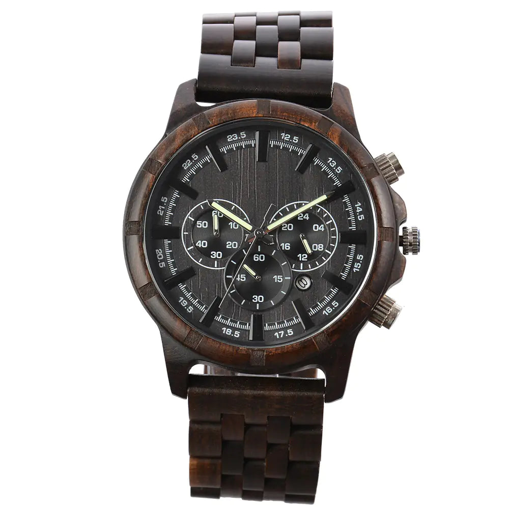 Men's Luminous Multi-Function Quartz Business Watch