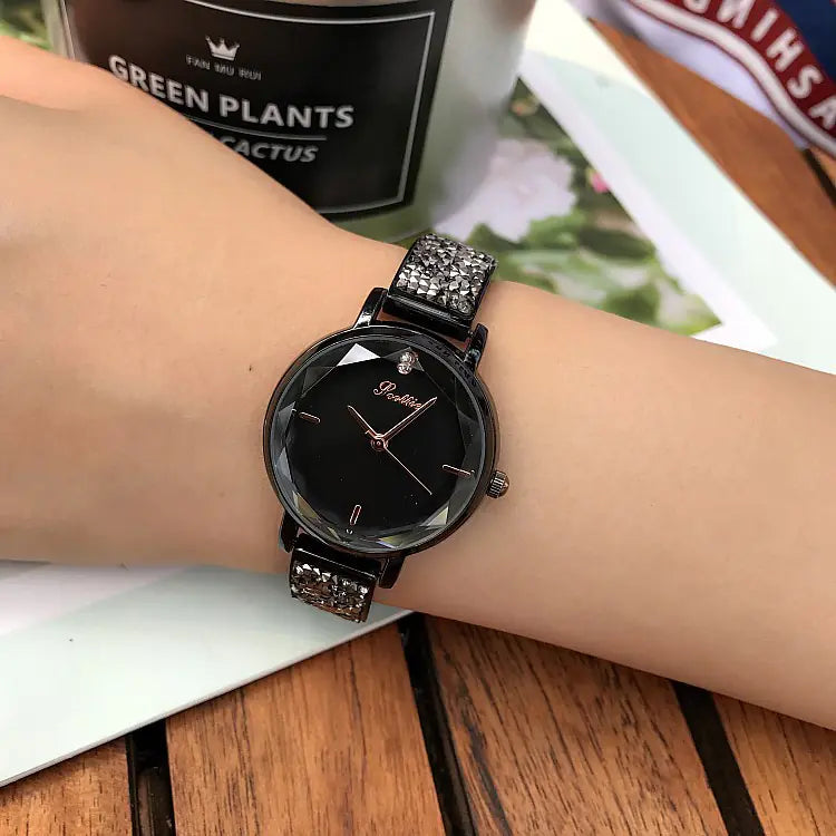Stylish Women's Crystal Bracelet Quartz Watch