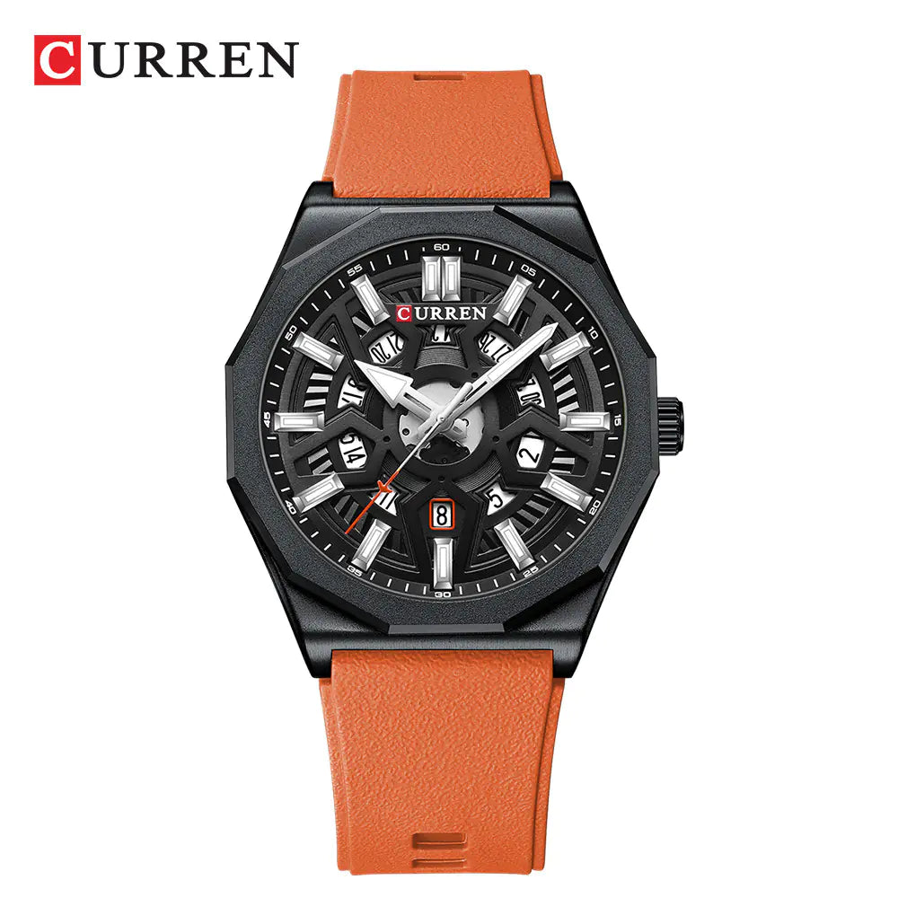 CURREN 8437 Men's Quartz Watch with Calendar