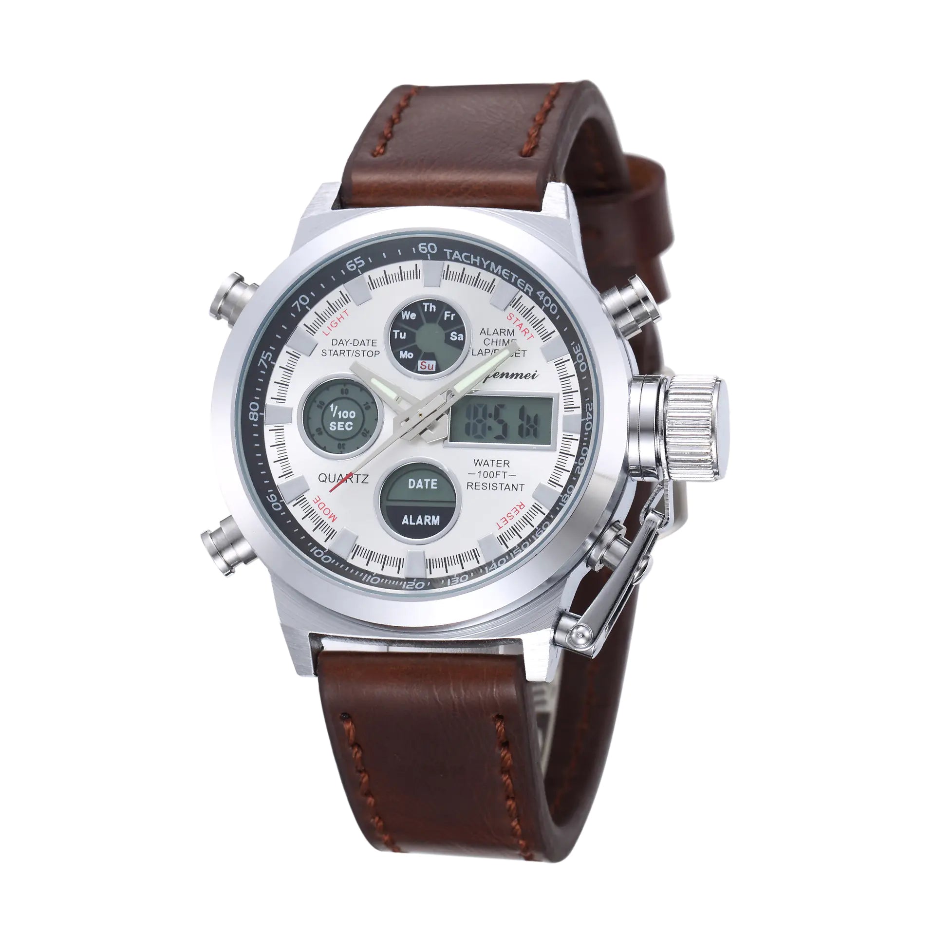 Multi-Function Men's Outdoor Sports Watch - Waterproof Quartz