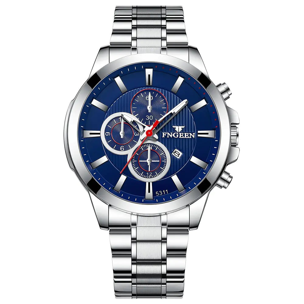 Fngeen Waterproof Multi-function Quartz Sports Watch