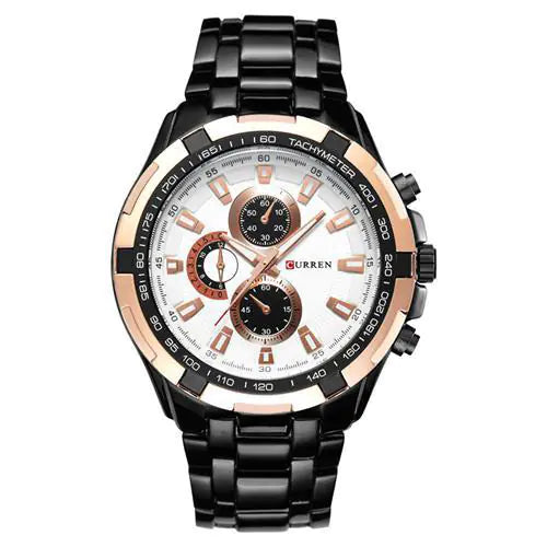 CURREN 8023 Fashion Men's Quartz Watch with Large Dial