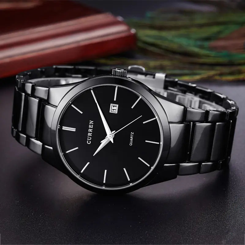 Curren 8106 Men's Fashion Quartz Watch with Steel Band