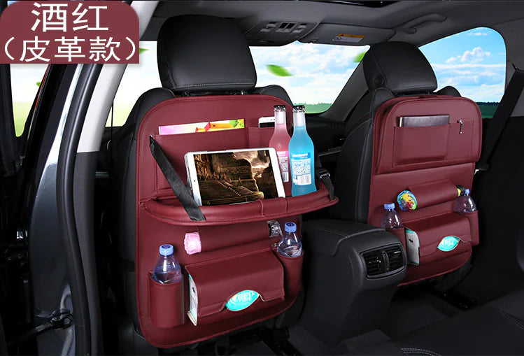 Universal Car Seat Bag with Foldable Table
