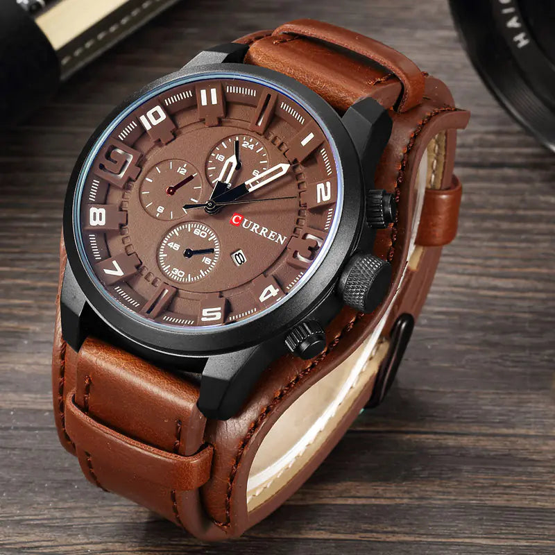 CURREN Men's Luxury Quartz Military Sports Watch 8225