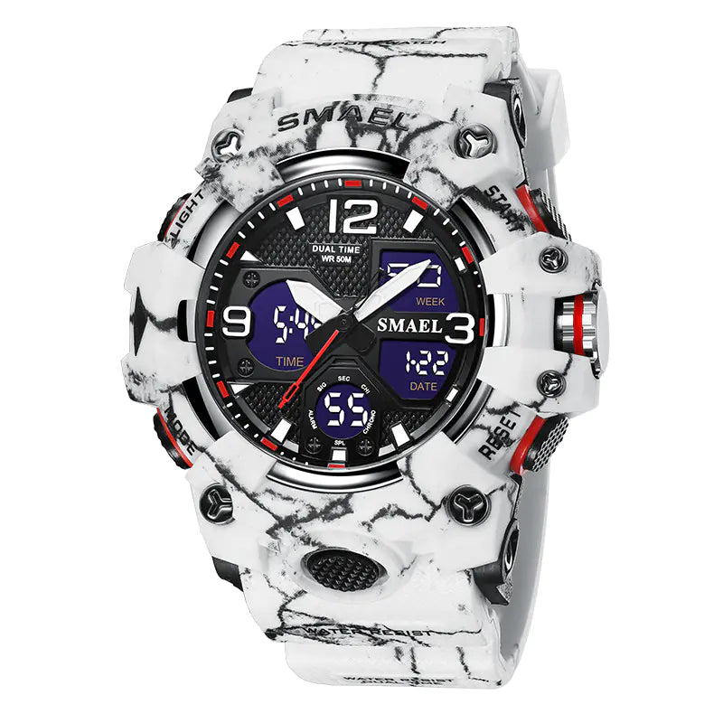 Men's Trendy Multi-Function Waterproof Watch
