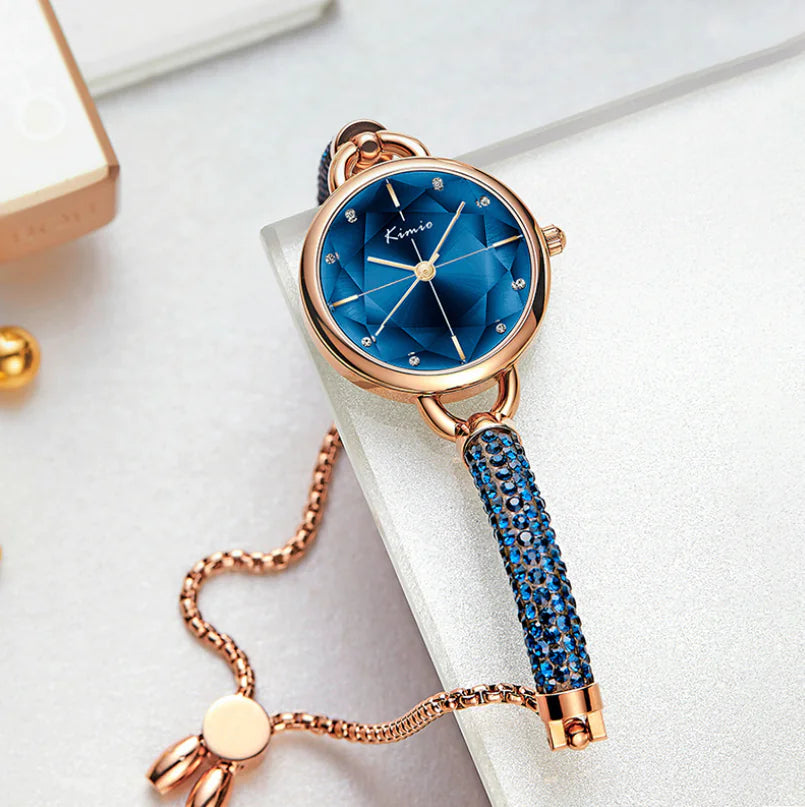 2019 Fashionable Korean Gold Quartz Bracelet Watch