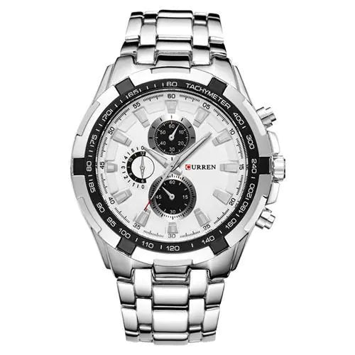 CURREN 8023 Fashion Men's Quartz Watch with Large Dial