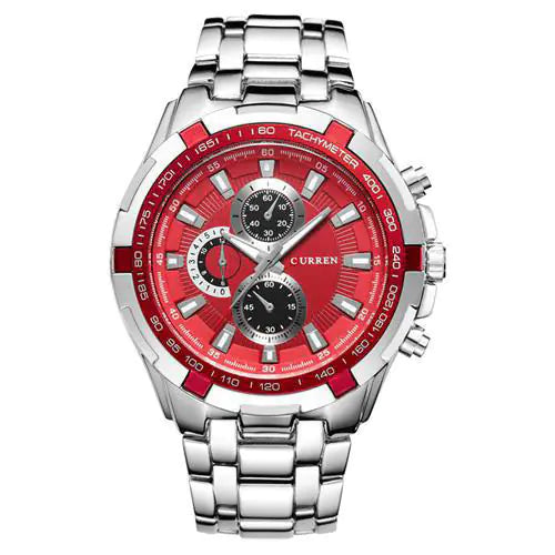 CURREN 8023 Fashion Men's Quartz Watch with Large Dial