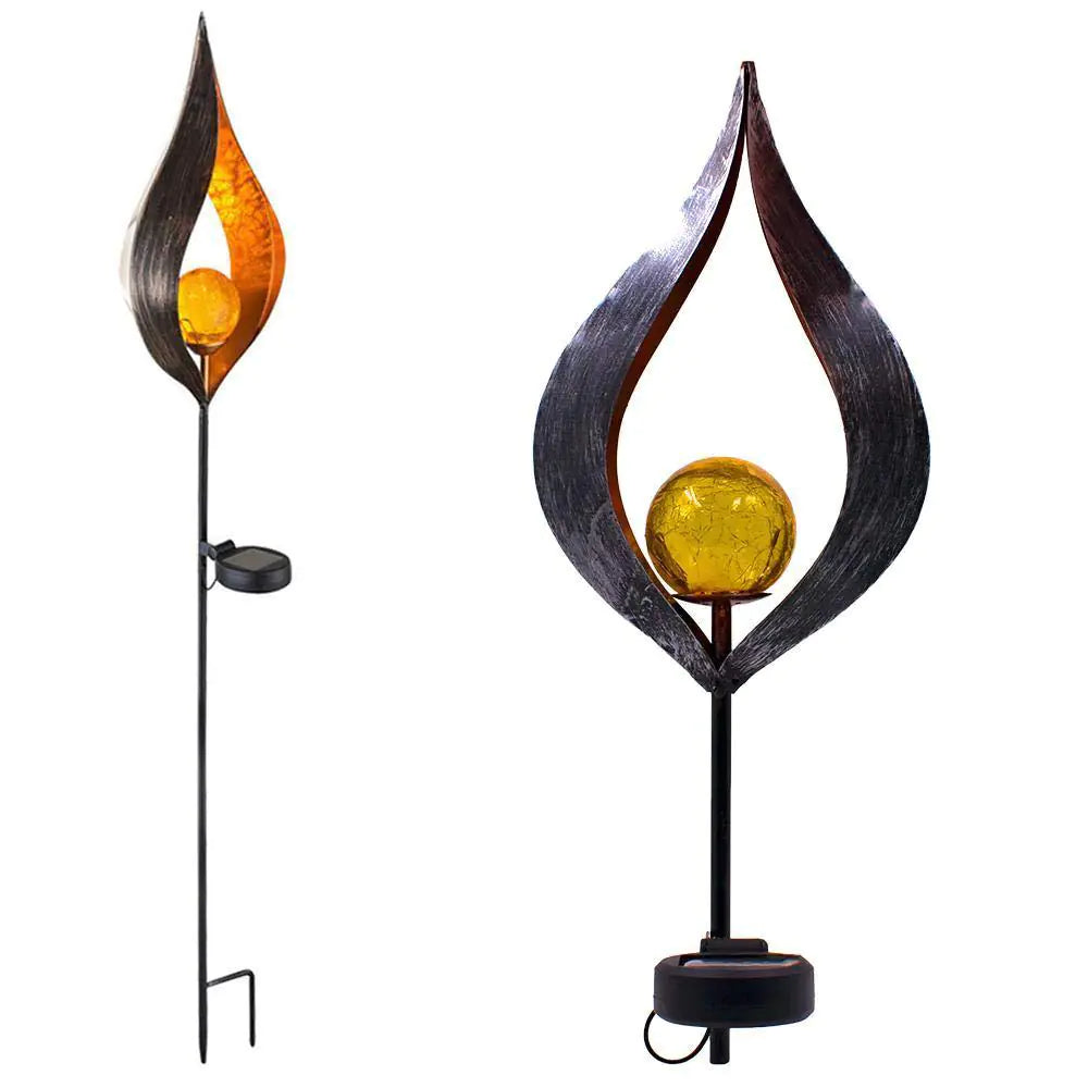 Waterproof Solar Flame Light for Outdoor Garden Use