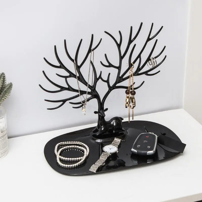 Deer Antler Jewelry Display Rack and Organizer