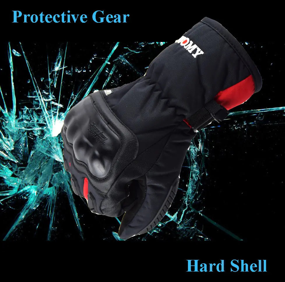 Winter Waterproof Touchscreen Motorcycle Riding Gloves